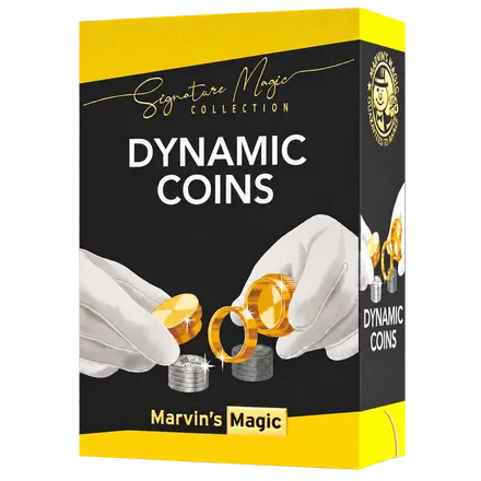 Product box for the Marvin's Magic Dynamic Coins trick